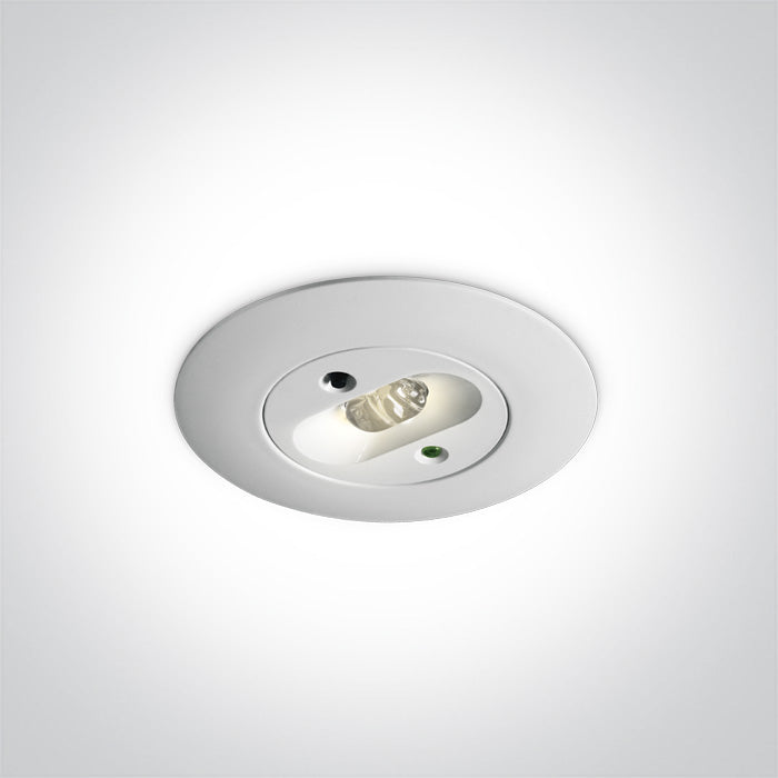 ONE Light | 89002 EMERGENCY RECESSED 3W LED 230V 3hrs - OEM NORDIC - Quality Parts Distribution