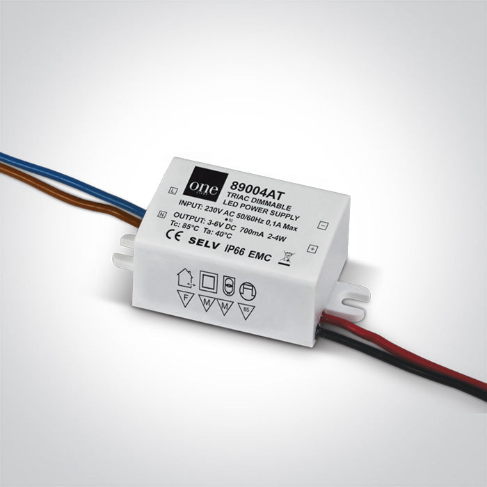 ONE Light Constant Current LED Driver 2-4W IP66 89004AT