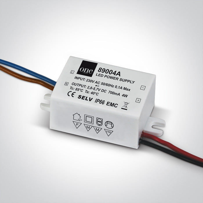 ONE Light Constant Current LED Driver 2-4W IP66 89004A