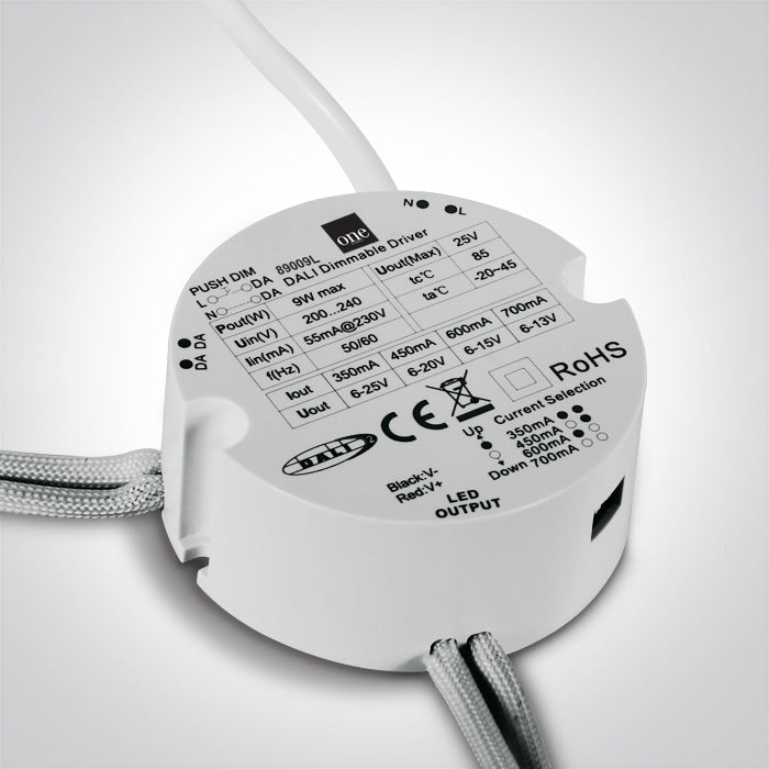 ONE Light | 89009L DALI & PUSH TO DIM DRIVER 9W IP20 230V - OEM NORDIC - Quality Parts Distribution