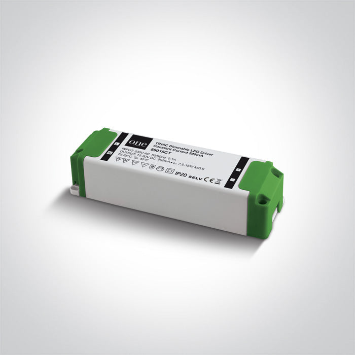ONE Light | 89015CT LED DIMMABLE DRIVER 500mA 7,5-15w INPUT 230v - OEM NORDIC - Quality Parts Distribution