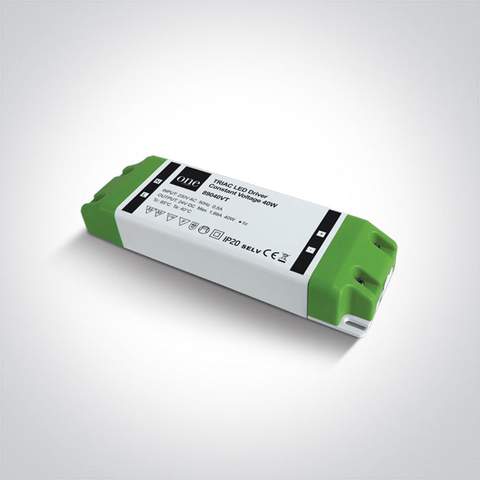 ONE Light | 89040VT LED DIMMABLE DRIVER 24v 40w INPUT 230v - OEM NORDIC - Quality Parts Distribution
