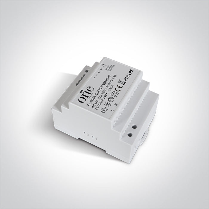 ONE Light | 89090VR LED DRIVER 24v 0-90w DIN RAIL 4module size 100-240v - OEM NORDIC - Quality Parts Distribution
