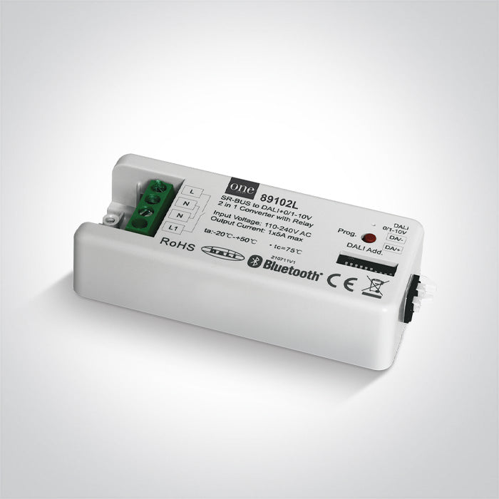 ONE Light | 89102L RF + BLUETOOTH to DALI / 1-10v CONTROLLER 1 CHANNEL 5A MAX 100-240V - OEM NORDIC - Quality Parts Distribution