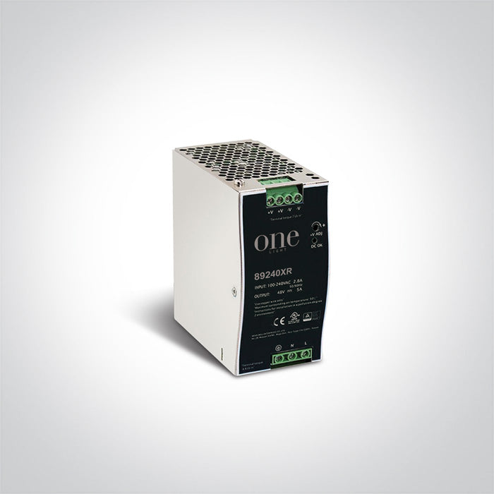 ONE Light | 89240XR LED DRIVER 48V 240W DIN RAIL 100-240v - OEM NORDIC - Quality Parts Distribution