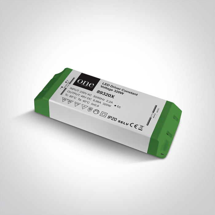 ONE Light | 89320X LED DRIVER 48v 320w INPUT 230v IP20 - OEM NORDIC - Quality Parts Distribution