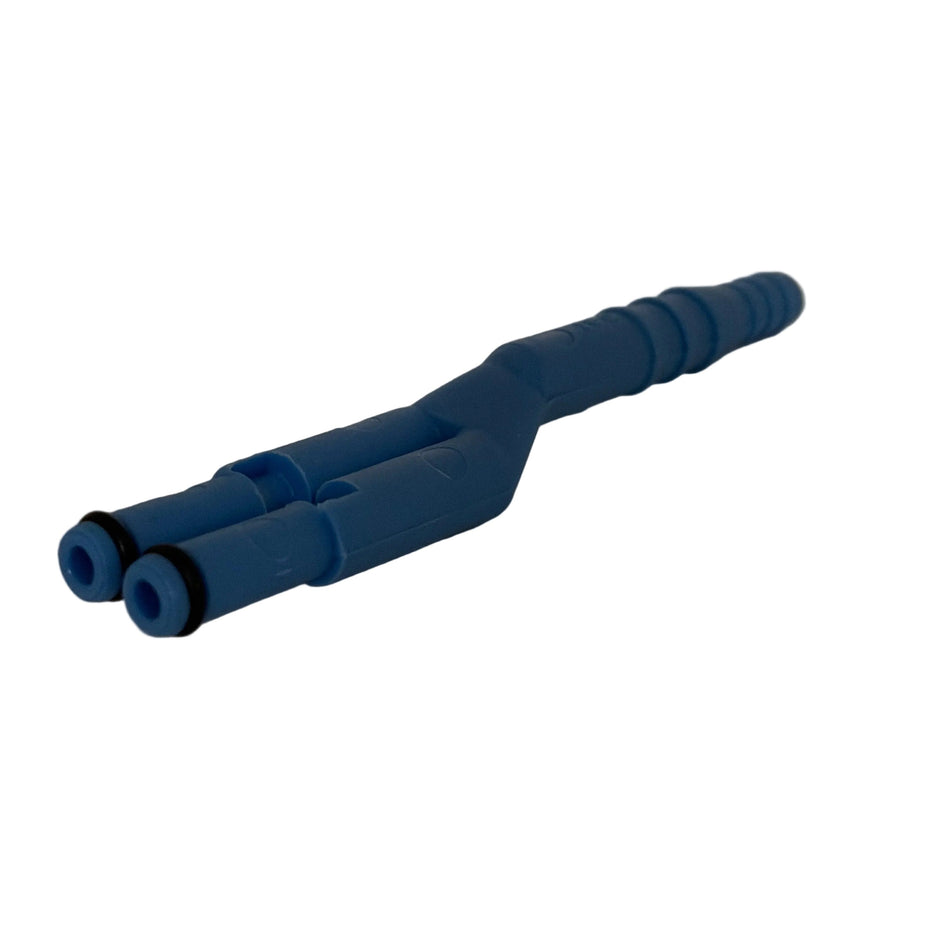 REMA 100469 / 75070-43 DIN 80 A Air Adapter, Plug (6/8mm Connection) - Light Blue