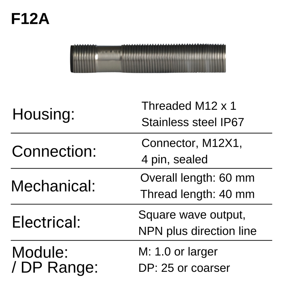 Jaquet Speed Sensor F12A (MPN: 385Z-05322)