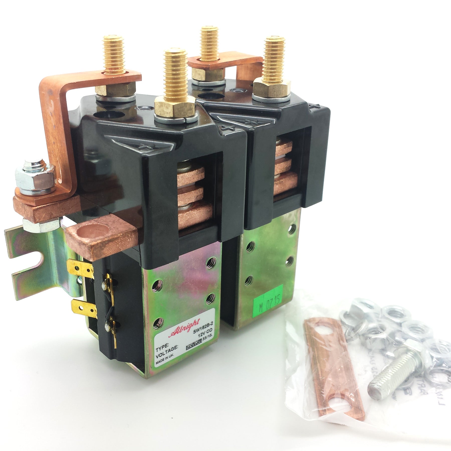 Albright SW182B-2 12V Continuous 150 A Motor Reversing Contactor - OEM NORDIC - Quality Parts Distribution
