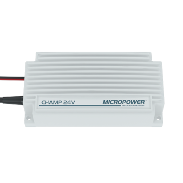 Compact 24V/20A battery charger for all battery types with IP67.