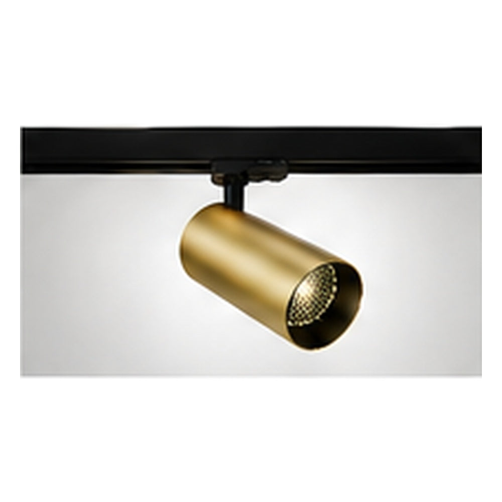1m Dark Light track set, black track, 1 brass spot