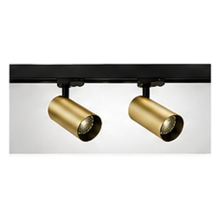 1m Dark Light track set, black track, 2 brass spots