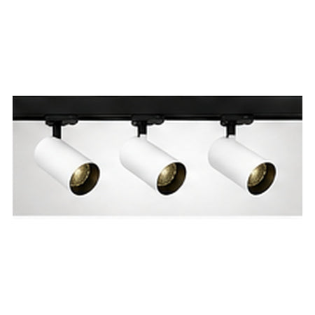 1m Dark Light track set, black track, 3 white spots