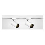 2m Dark Light track set, white track, 2 white spots