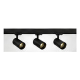 2m Dark Light track set, black track, 3 black spots