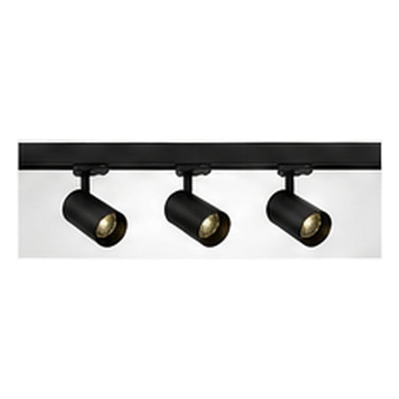 2m Dark Light track set, black track, 3 black spots