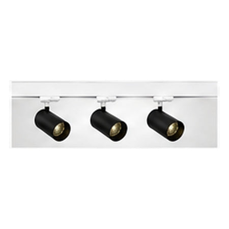 2m Dark Light track set, white track, 3 black spots