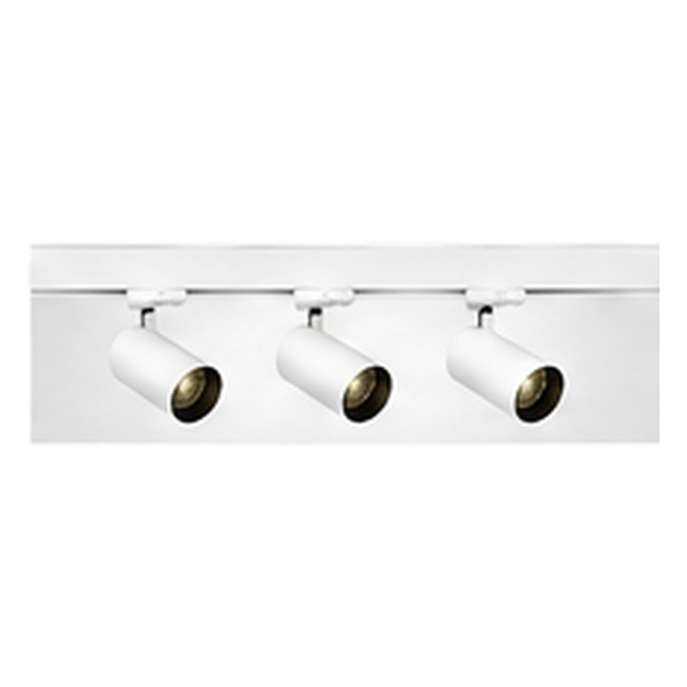 2m Dark Light track set, white track, 3 white spots