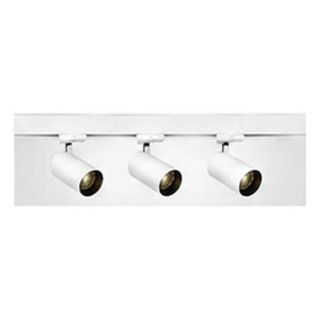 2m Dark Light track set, white track, 3 white spots