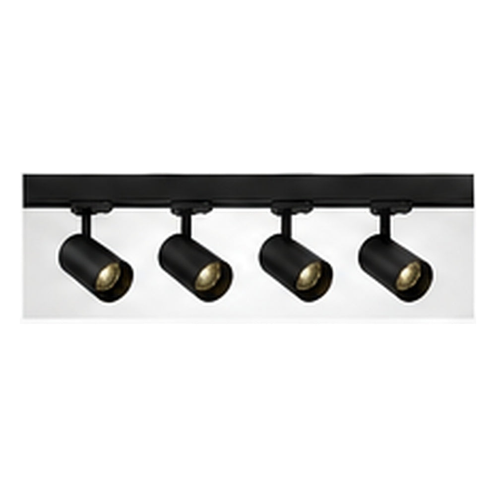 2m Dark Light track set, black track, 4 black spots