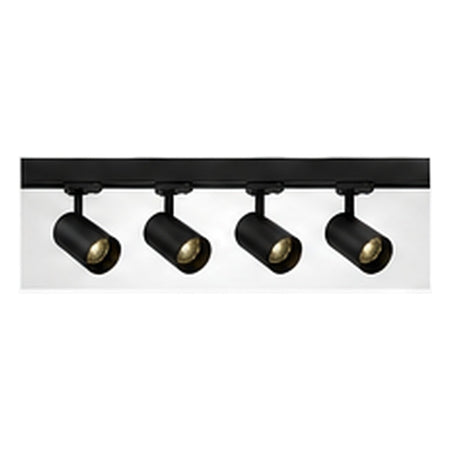 2m Dark Light track set, black track, 4 black spots