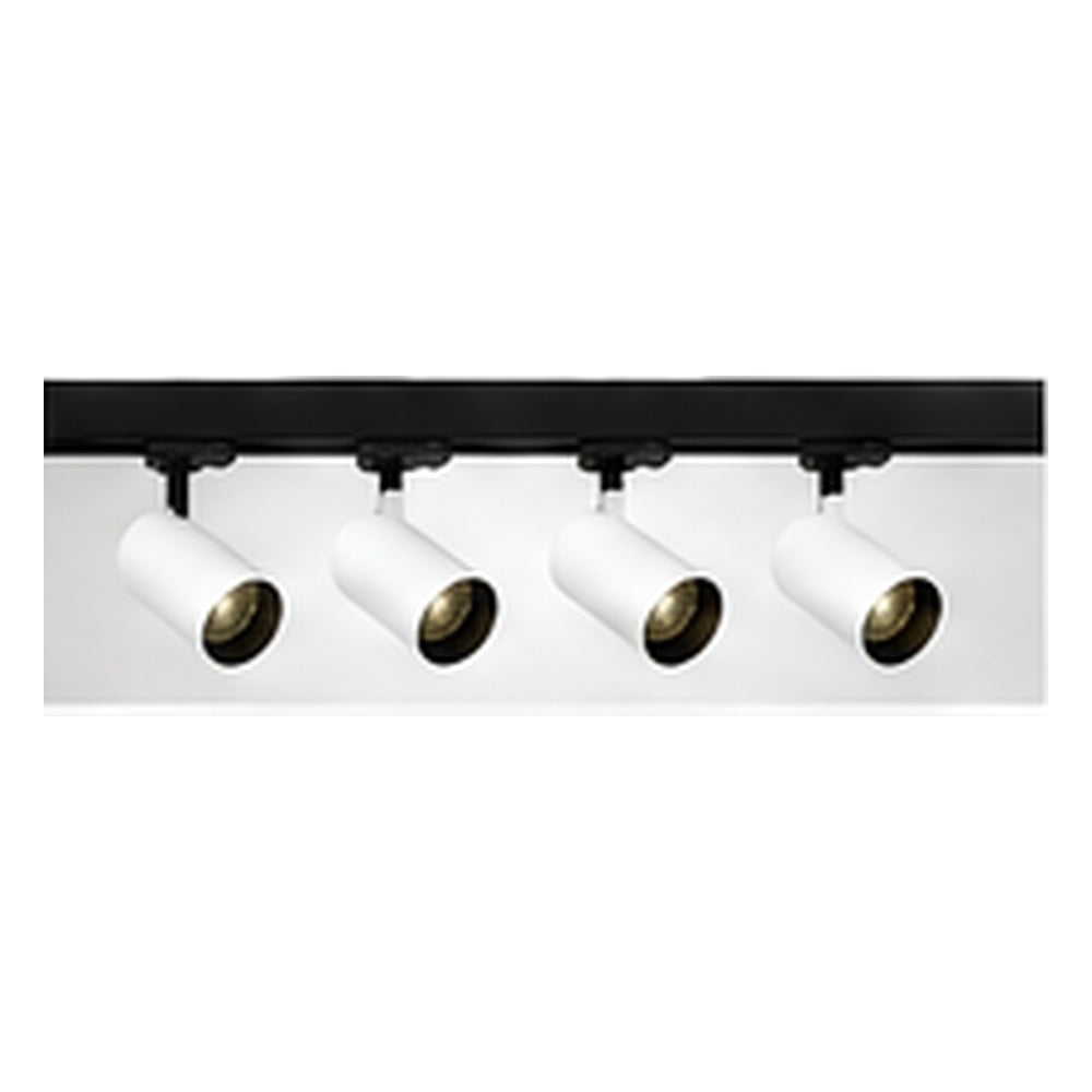 2m Dark Light track set, black track, 4 white spots