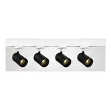 2m Dark Light track set, white track, 4 black spots