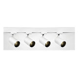 2m Dark Light track set, white track, 4 white spots