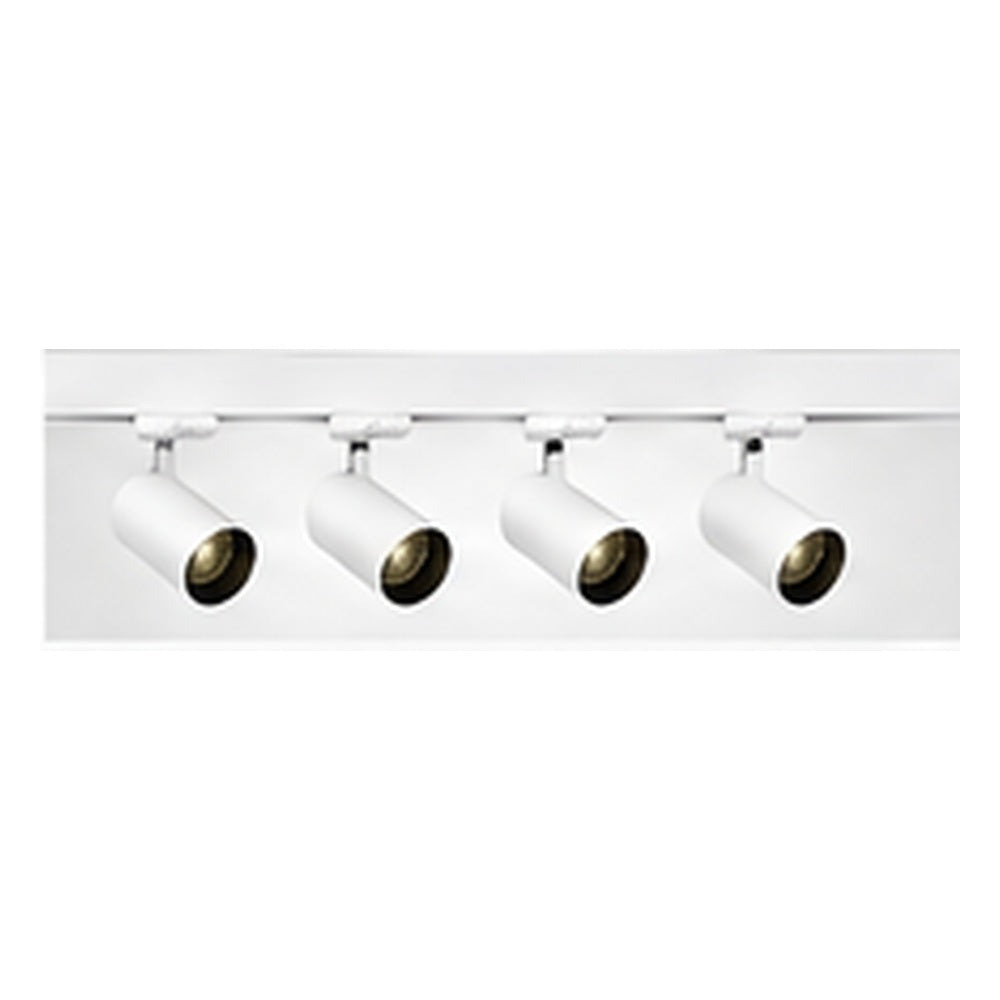 2m Dark Light track set, white track, 4 white spots