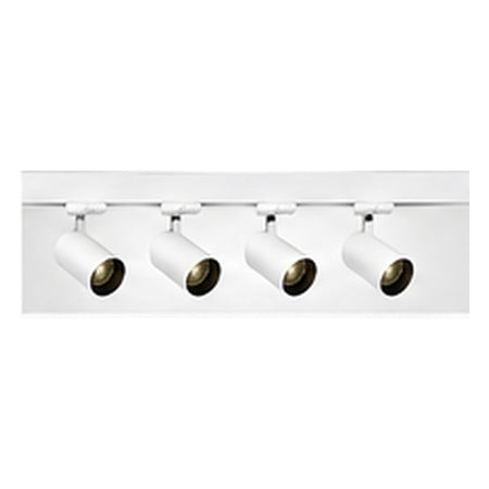 2m Dark Light track set, white track, 4 white spots