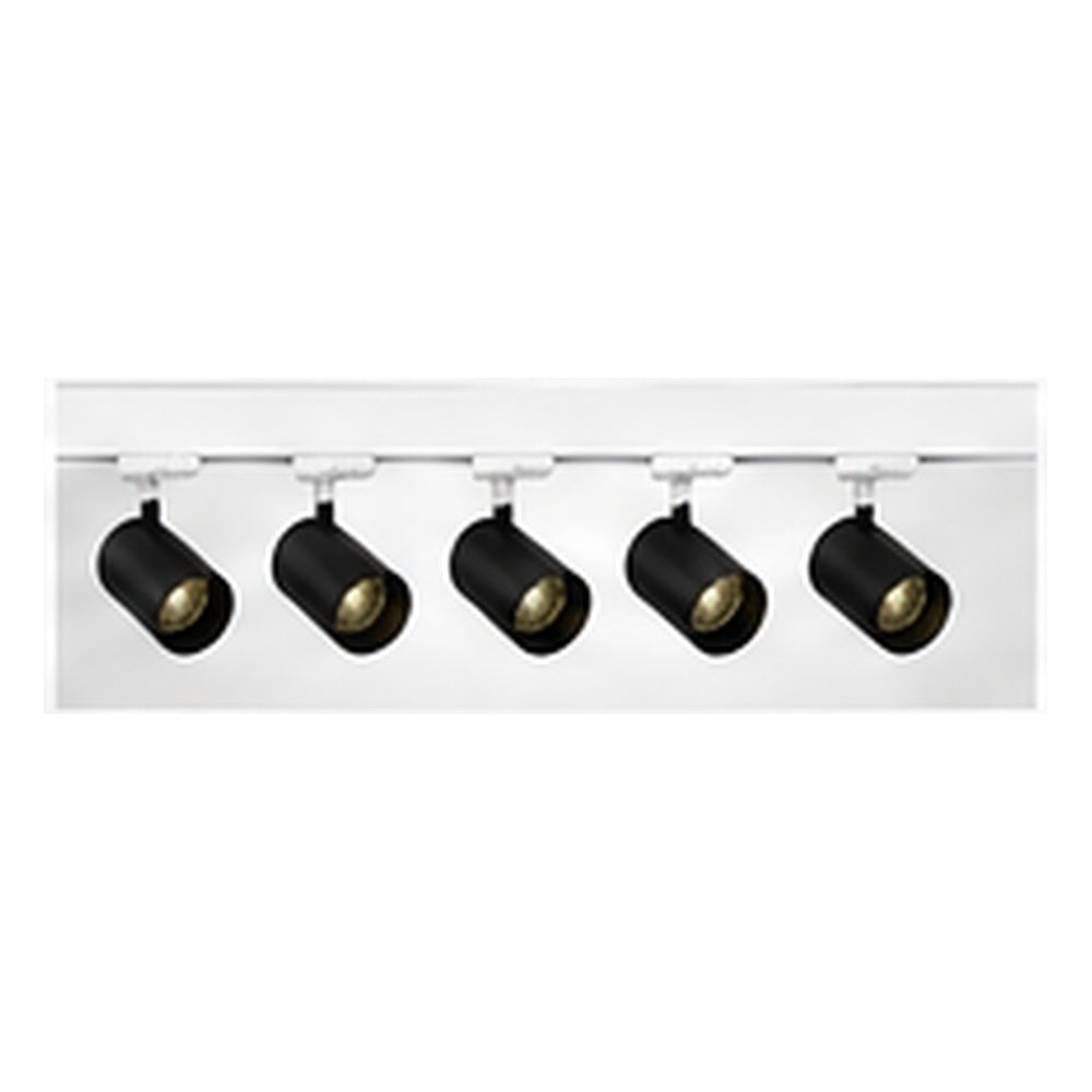2m Dark Light track set, white track, 5 black spots