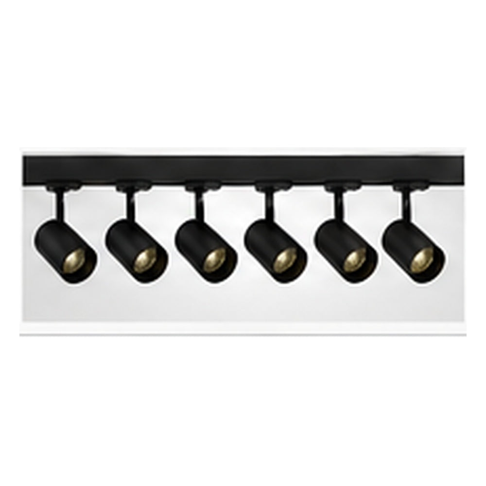 2m Dark Light track set, black track, 6 black spots