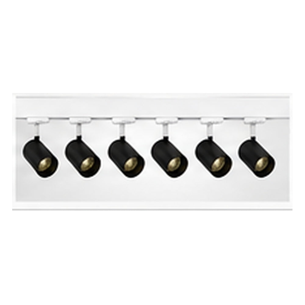 2m Dark Light track set, white track, 6 black spots