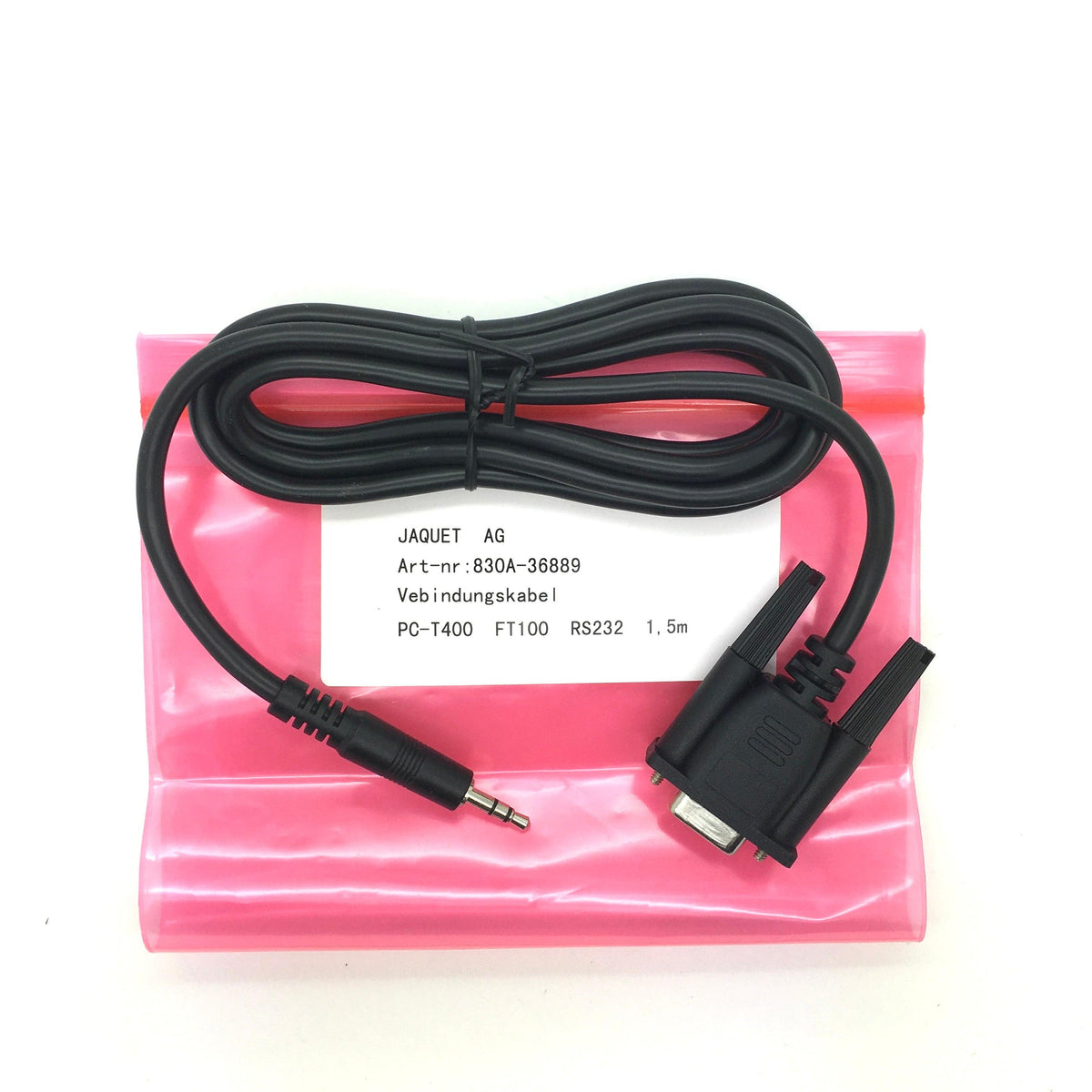 Jaquet cable Harness PC-T400, FT100 RS232 1,5m (MPN: 830A-36889) - OEM NORDIC - Quality Parts Distribution