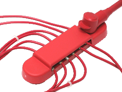 VTE 71225N02 red 12-point busbar kit with cover and insulator
