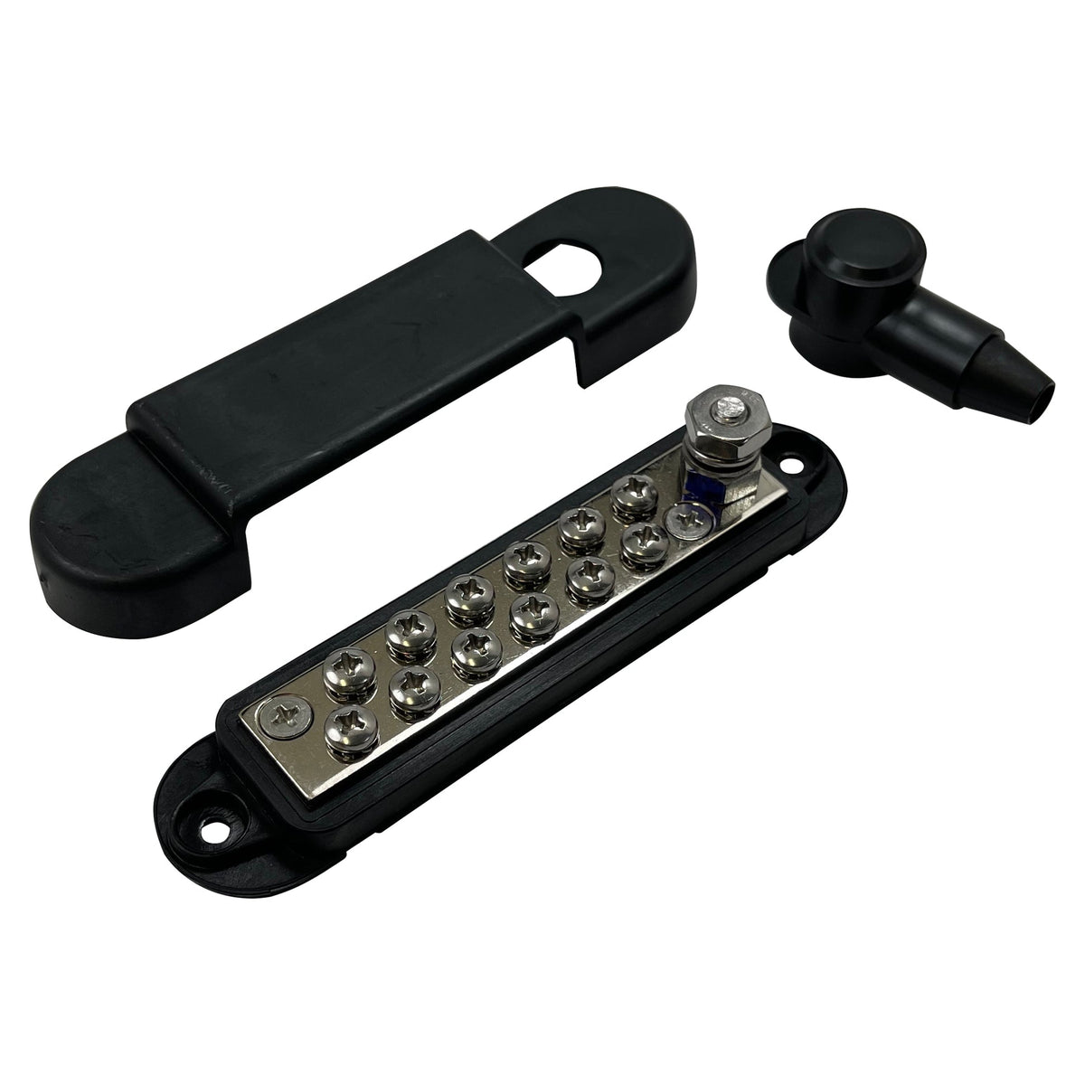 VTE 71225N14 black 12-point busbar kit with cover and insulator