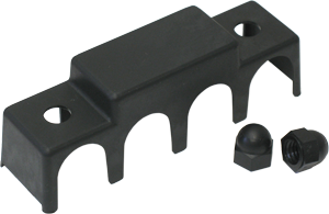 VTE 723 Series Large 4 Point busbar cover, black