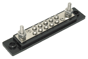 VTE 771025N0N14 10-point busbar, black