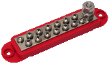VTE 7712N0N02 red 12-point 180 A DC busbar