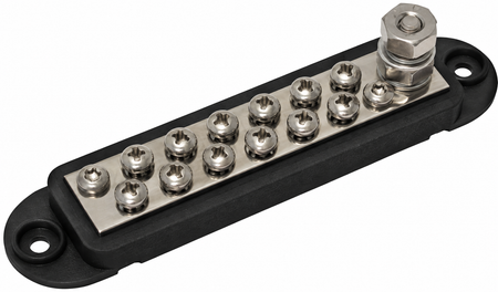 VTE 7712N0N14 black 12-point 180 A DC busbar