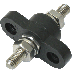 VTE 77231N14 black feed-through power post