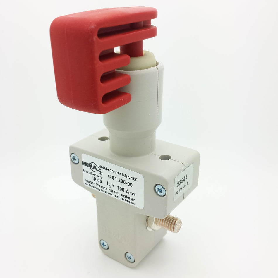 100A REMA RNK Emergency switch, with button (81260-11)
