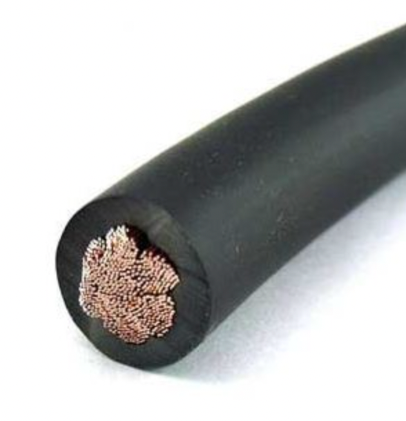 Cable de Soldadura de Baterías de PVC Flexible 500 A (Amperios), Resistente al Aceite