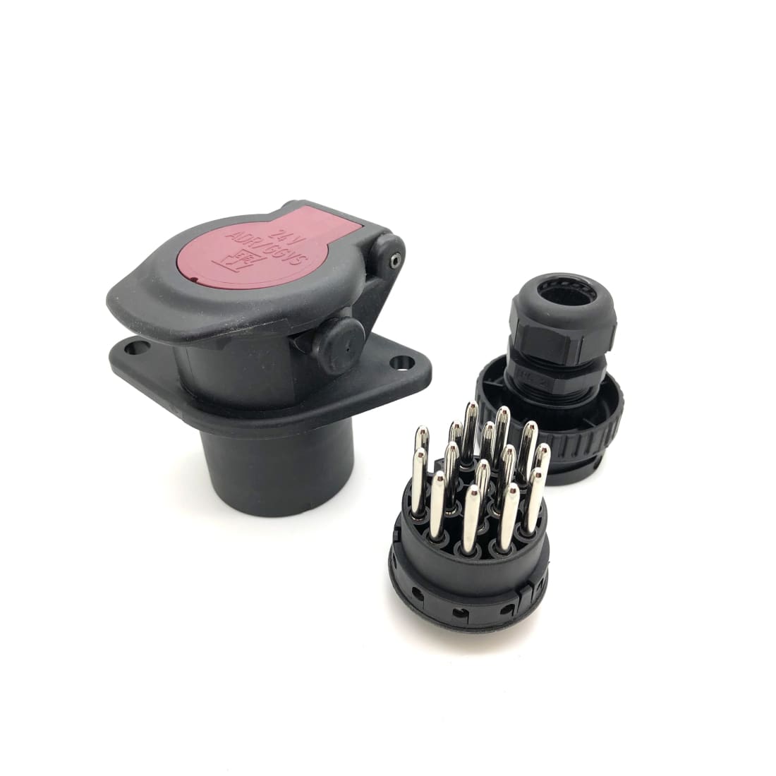 ADR 15 PIN 15P/24V ADR / GGVS Socket Screw Terminals For Cable D=12-18mm - ADR / GGVS Connector