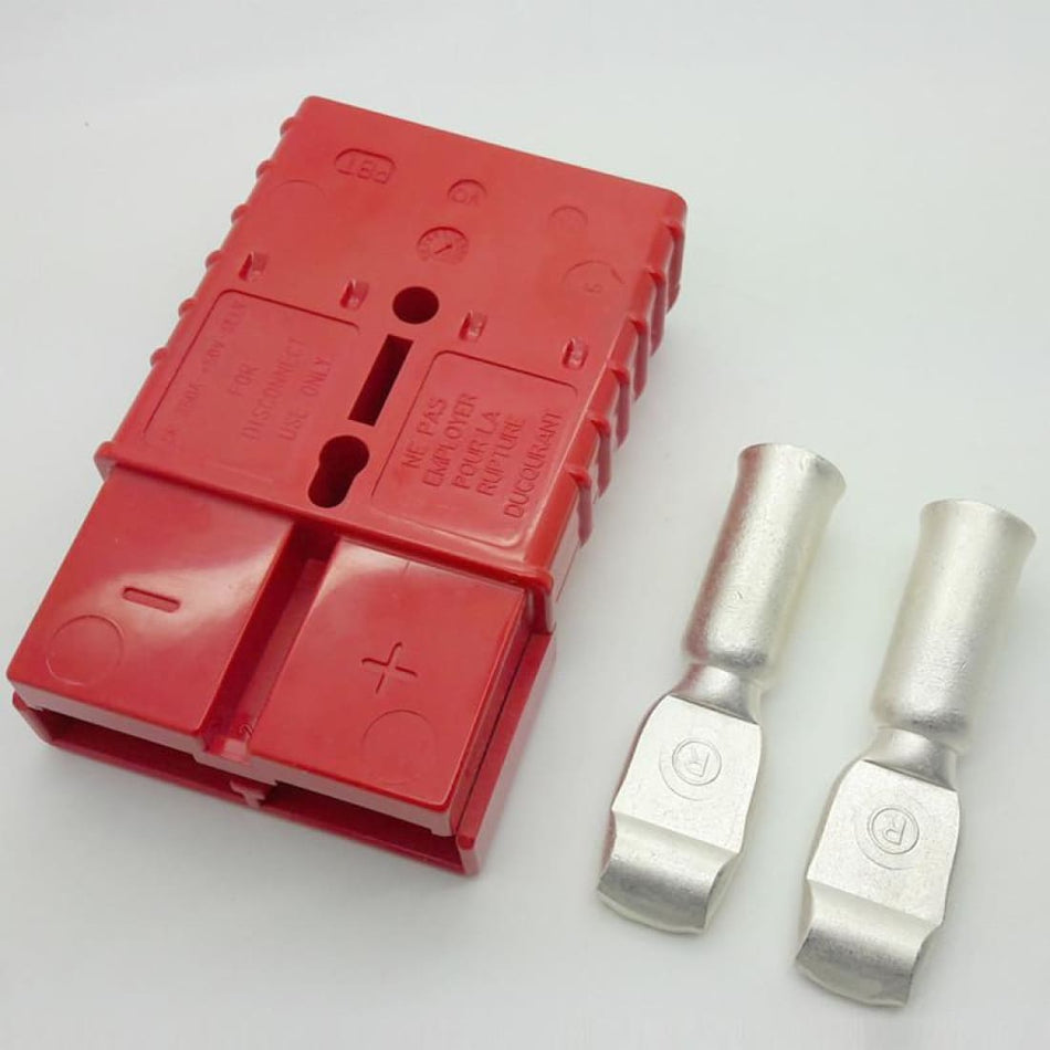 REMA SR 350 FLAT BLADE CONTACT BATTERY CONNECTOR - AWG 1/0 / Red - Battery Connector