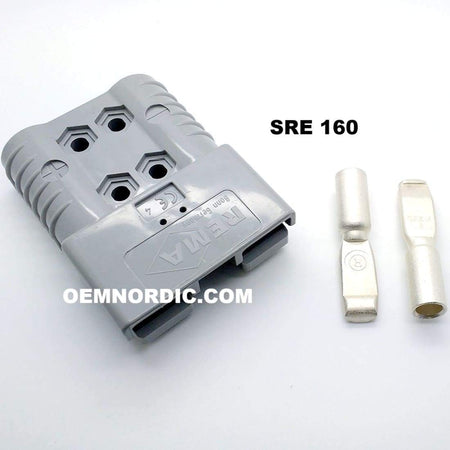 REMA SRE160 FLAT BLADE CONTACT CONNECTOR with Main Contacts